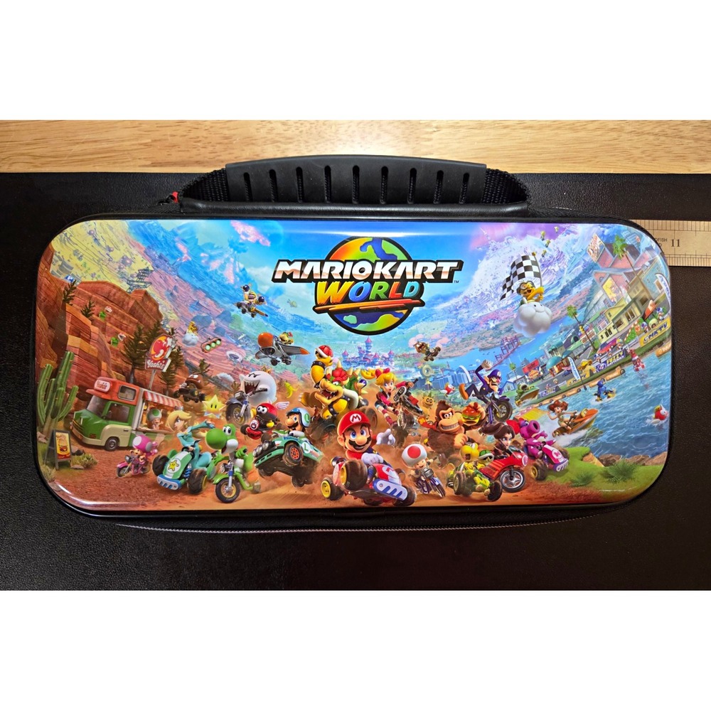 Nintendo Switch 2 Mario Kart World Game Travel Case RDS Hard Shell NS212MKW